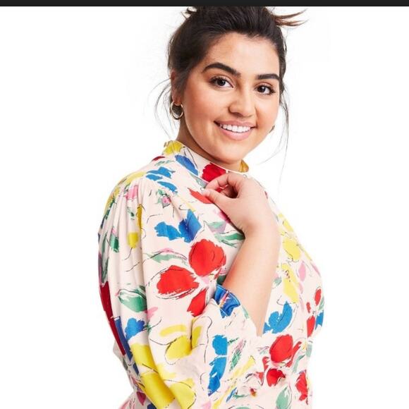 Floral Mock Neck Ruffle Dress - RIXO for Target - Picture 6 of 6